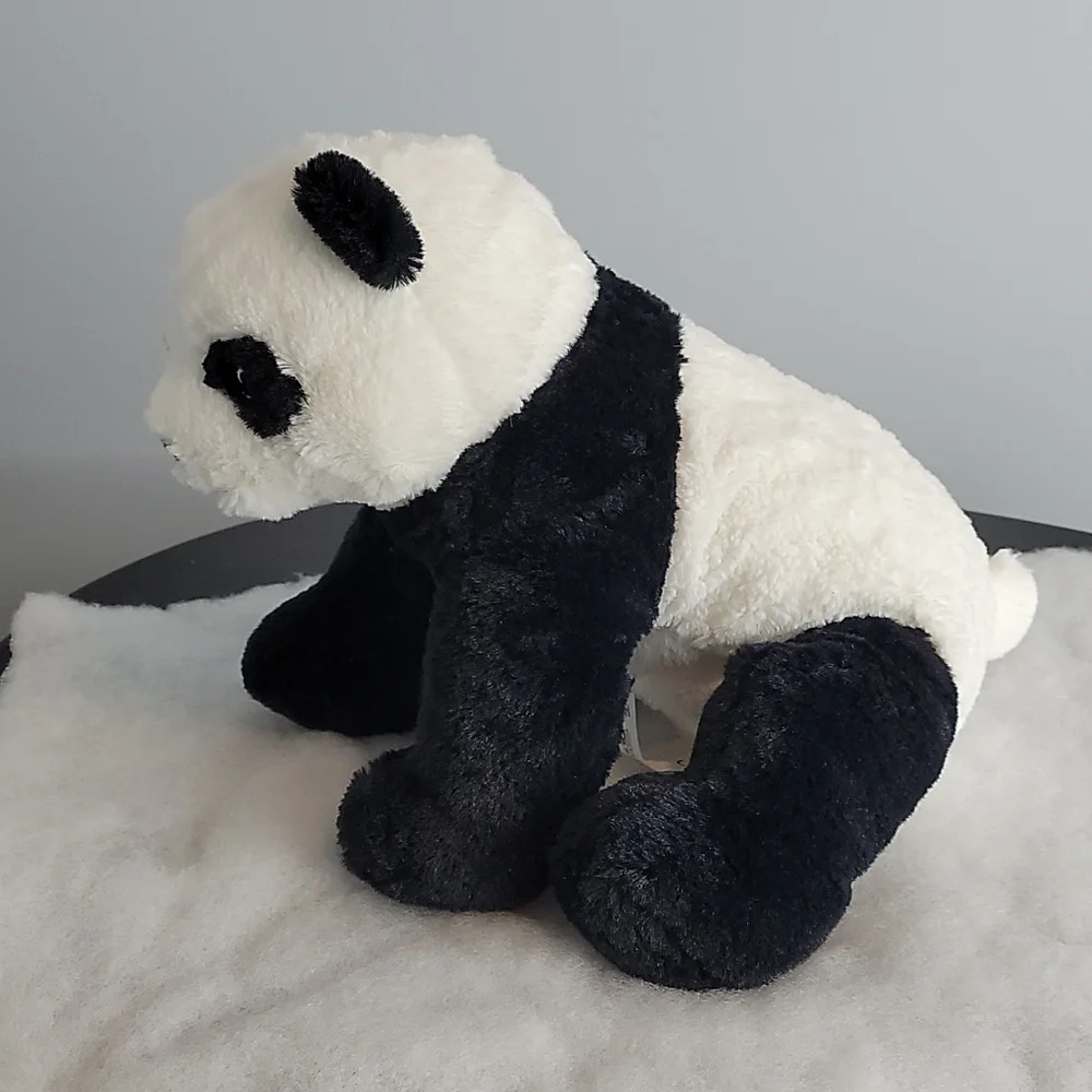 IKEA KRAMIG Panda Bear Plush Black & White Soft 12